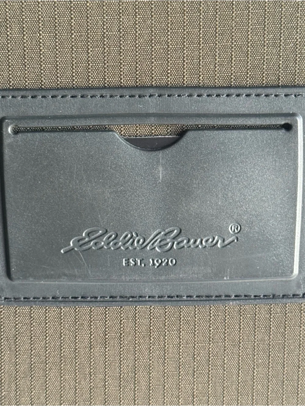 Eddie Bauer Brown Soft-Sided Carry-On Upright